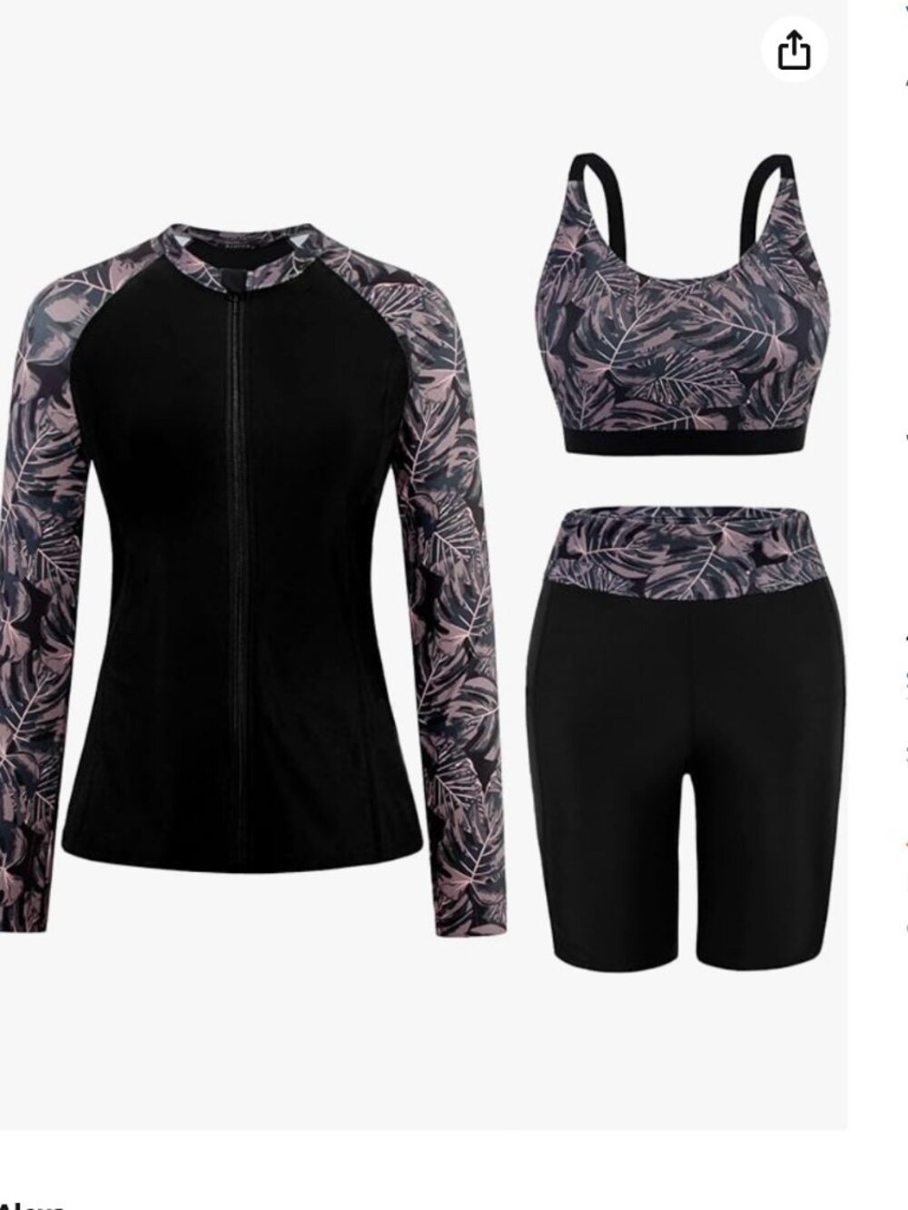 Arolina Womens Rash Guard Long Sleeve Swim Shirts Swimsuit